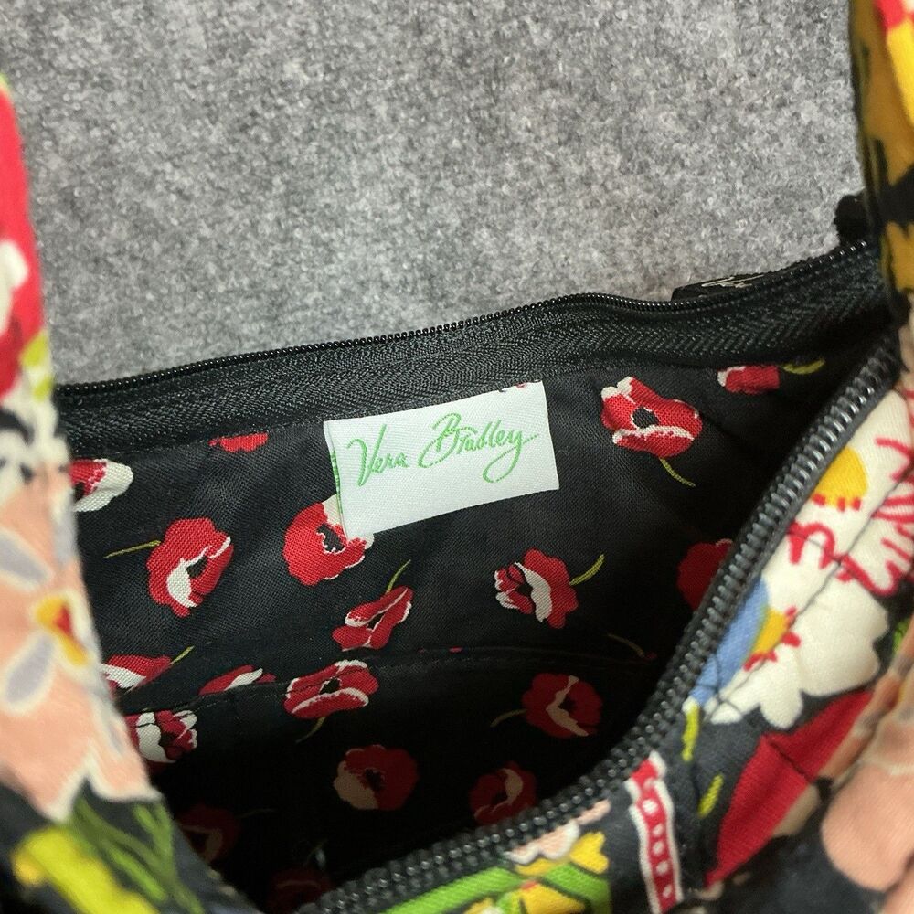 Vera Bradley Purse Poppy Fields Retired Shoulder Bag - Picture 7 of 7